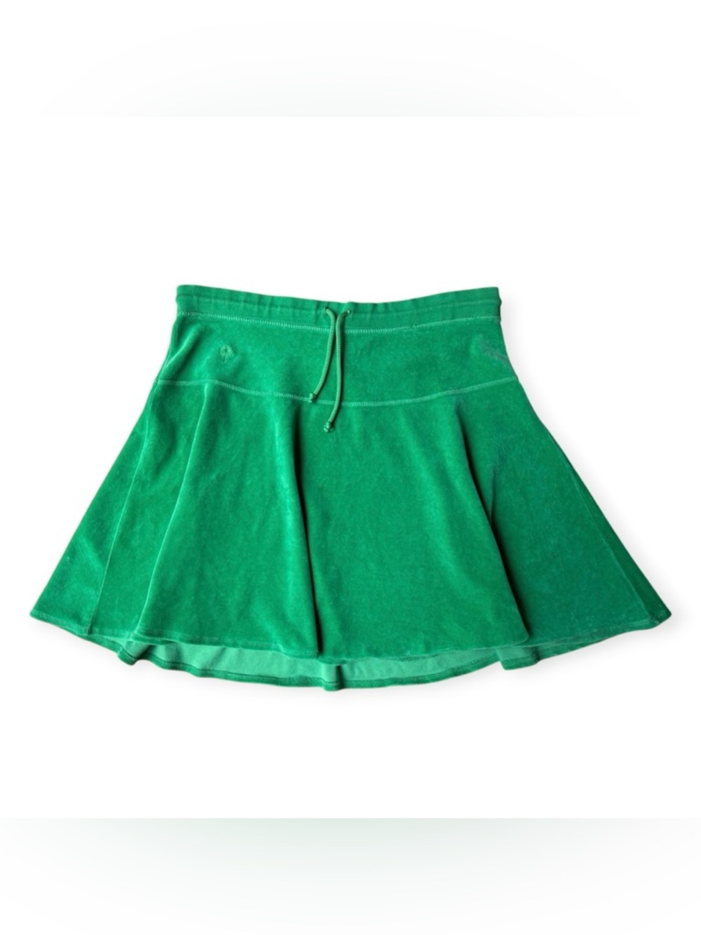 Lilly Pulitzer Velour Skirt Size Large Kelly Green Tropical Resort